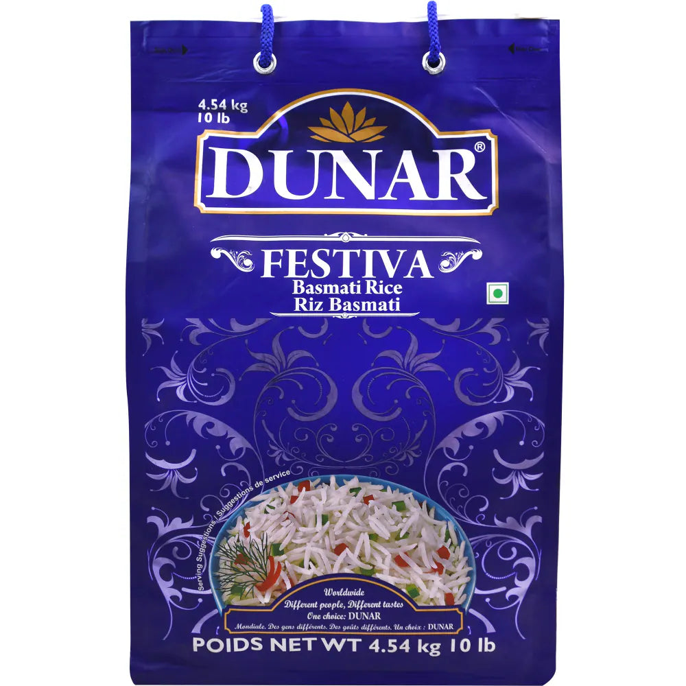 Dunar Festiv Basmati Rice 10lb