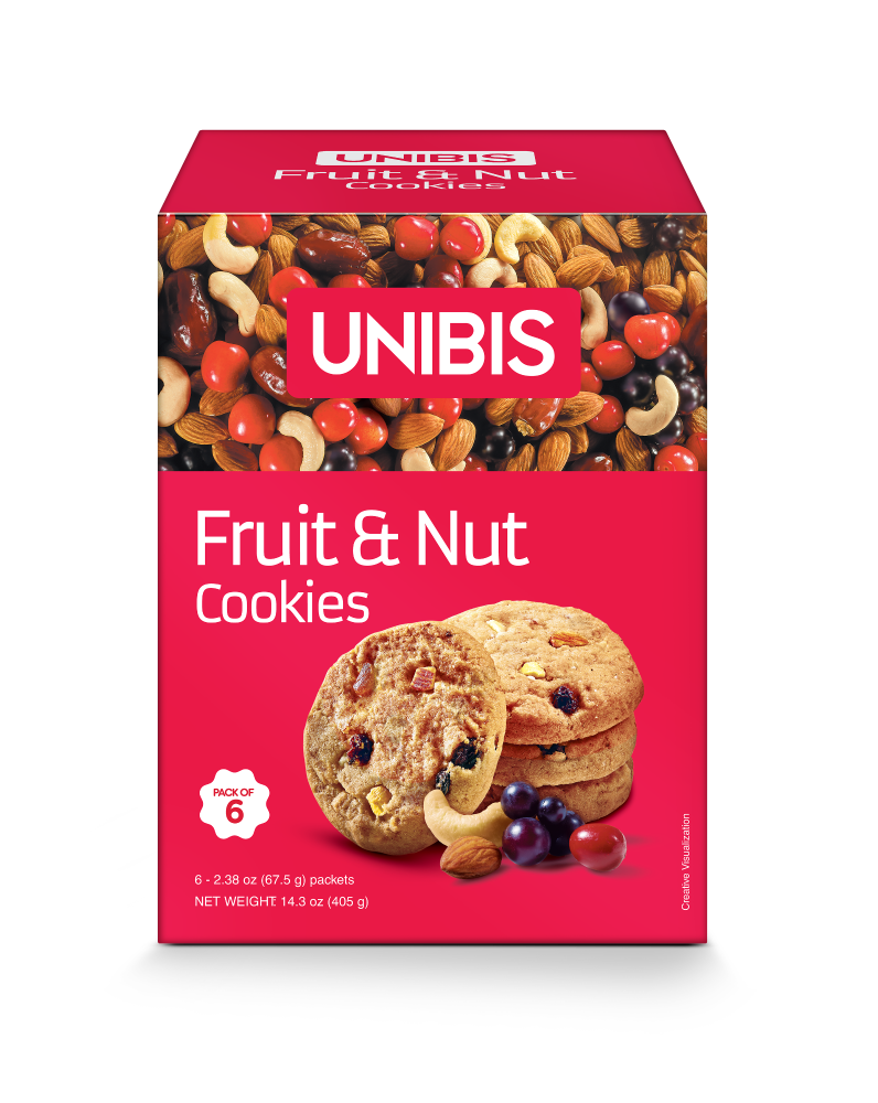 Unibis Fruit&nut Cookie 405g