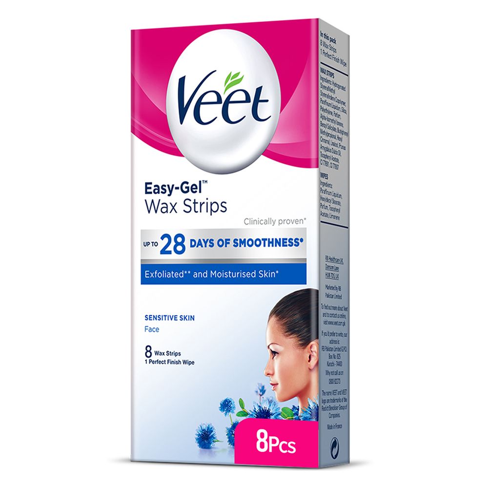 Veet Wax Strips 8pck Ss