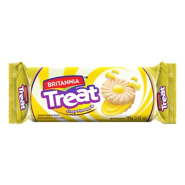 BRIT TREAT PINEAPPLE 100G