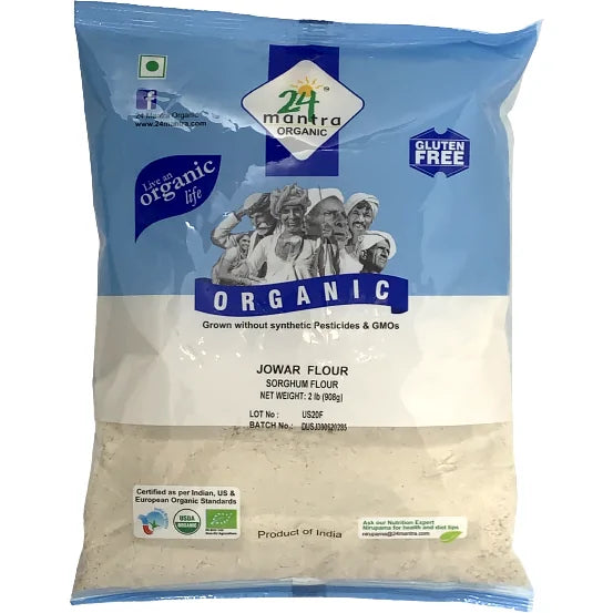 24m Org Jowar Flour 2lb