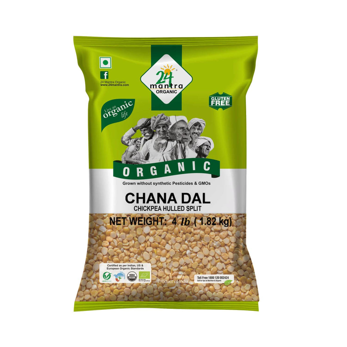 24m Org Chana Dal 4lb