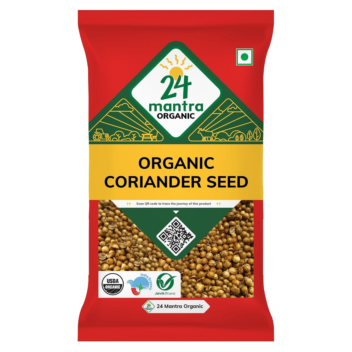 24m Org Coriander Seed 5oz