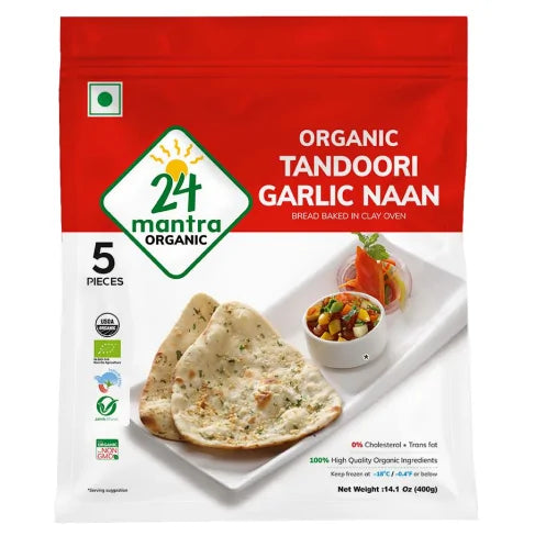 24mantra Tnd Grlc Naan 5pc
