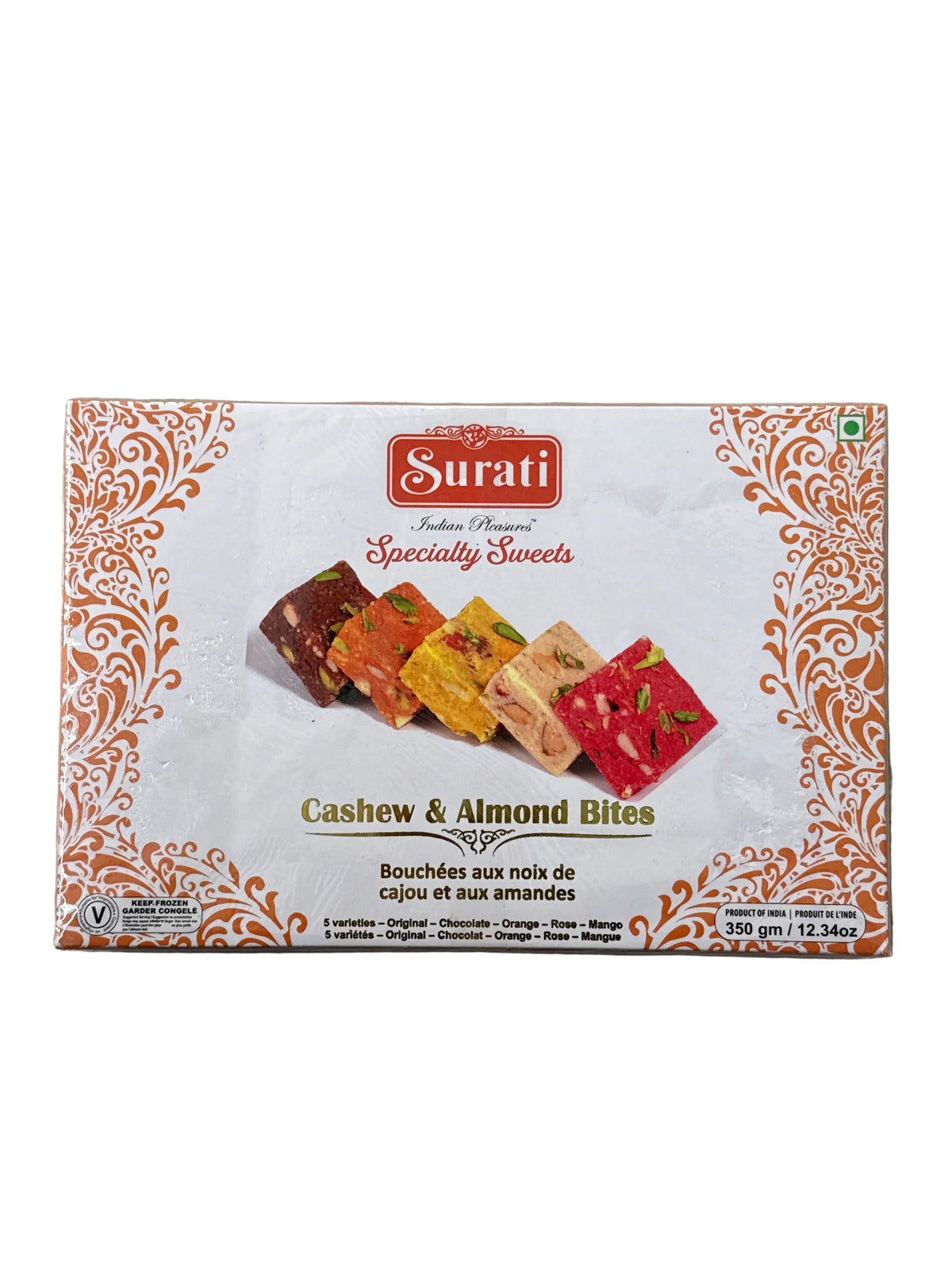 Surati Cashew Almond Bites350g