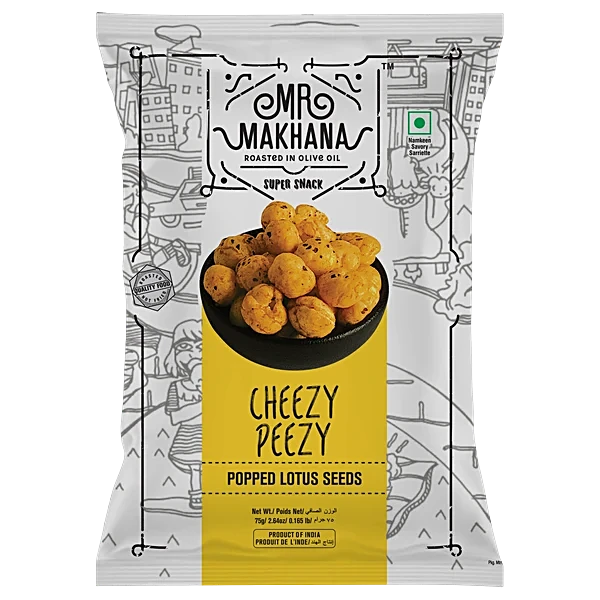 Mother's Recipe Makhana Cheesy Peezy 75g