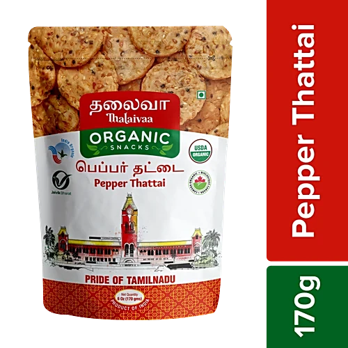 Thalaivaa Pepper Thattai 170g