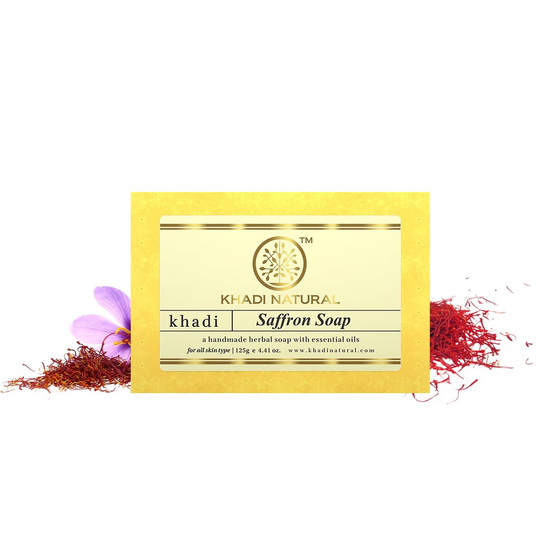 Khadi Nt Saffron Soap 125g