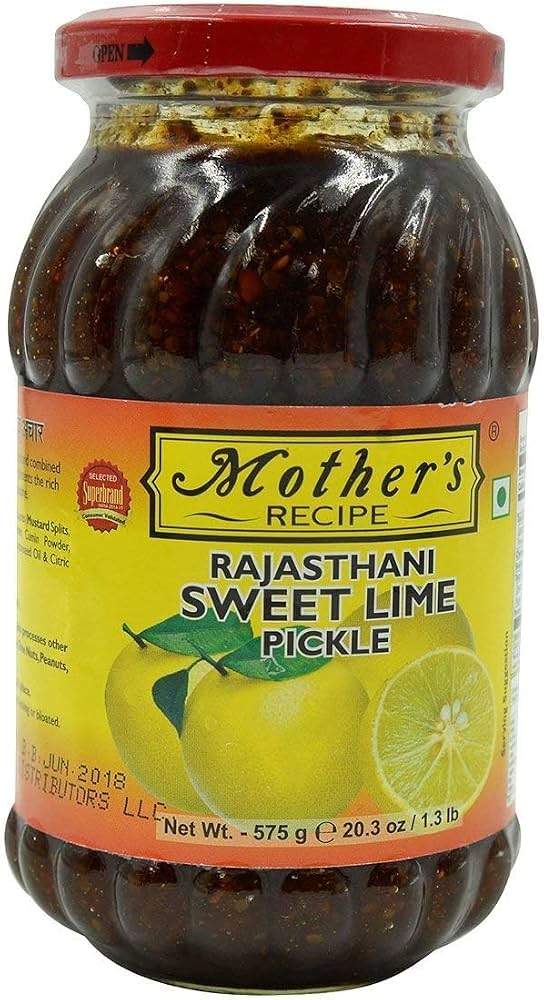 Mother's Recipe Raj Sweet Lime Pickle 575g