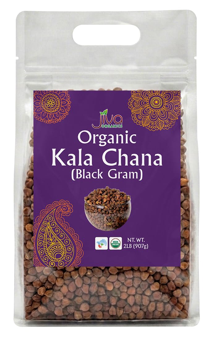Jiva Org Kala Chana 2lb