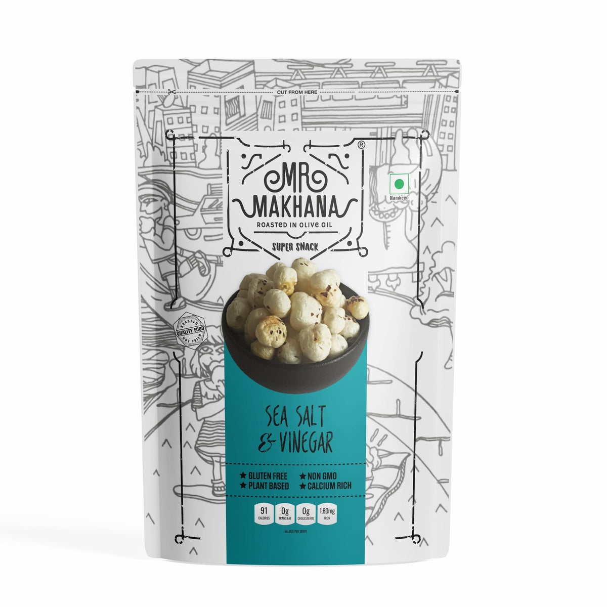 Mother's Recipe Makhana Seasalt&vinegar 75g