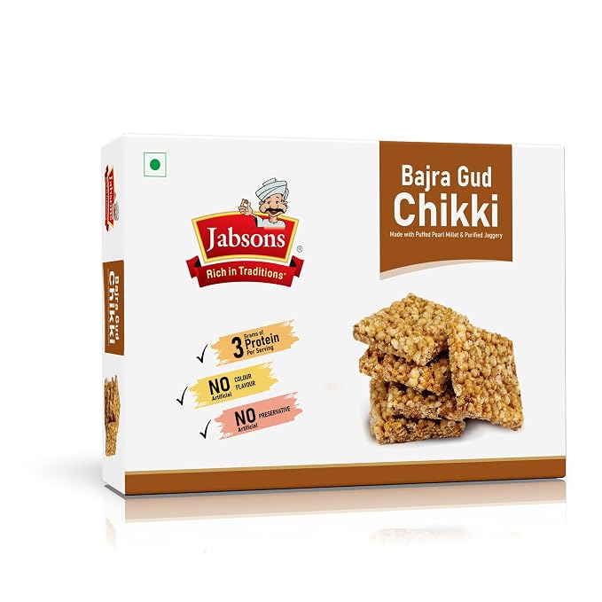 Jabsons Bajra Gud Chikki 250g