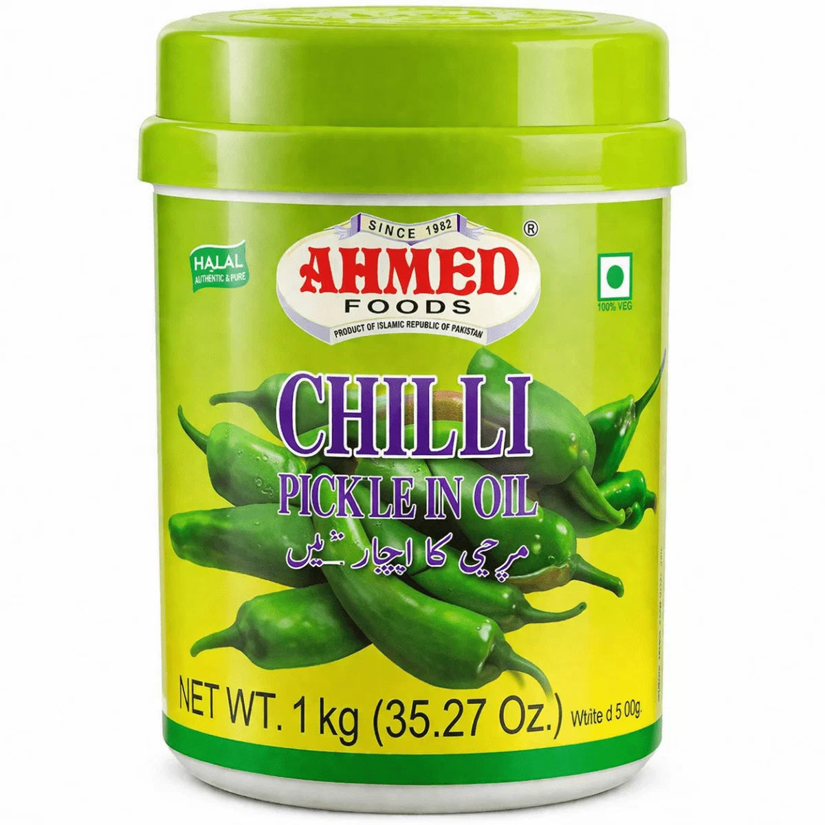 Ahmed Chilli Pkl In Oil 1kg