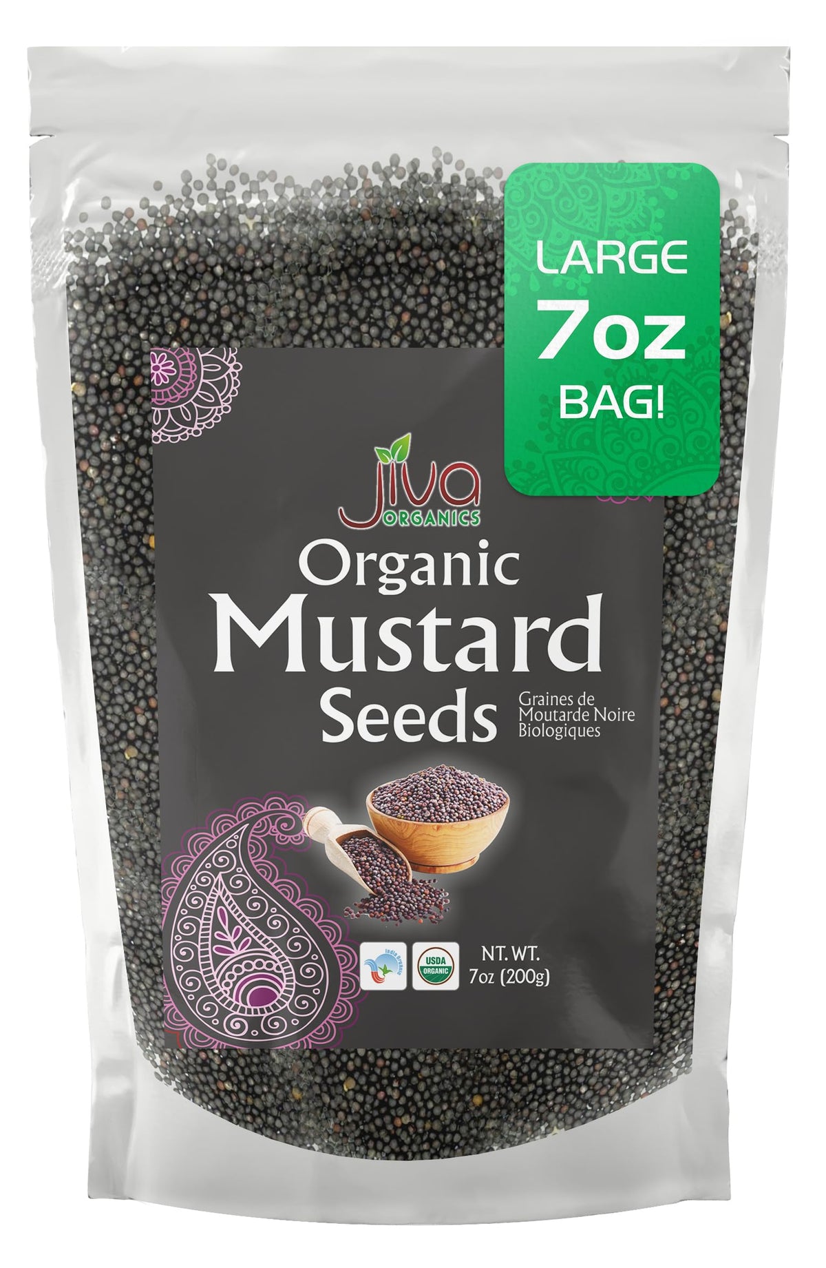 Jiva O Mustard Seeds Black 7oz