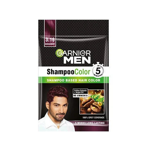 Gnr Men Shamp Clr Burgund 20ml