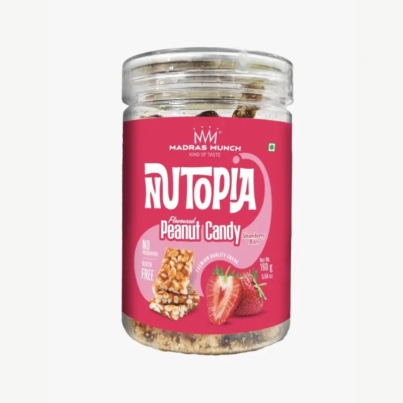 Nutopia Strb Peanut Candy 160g