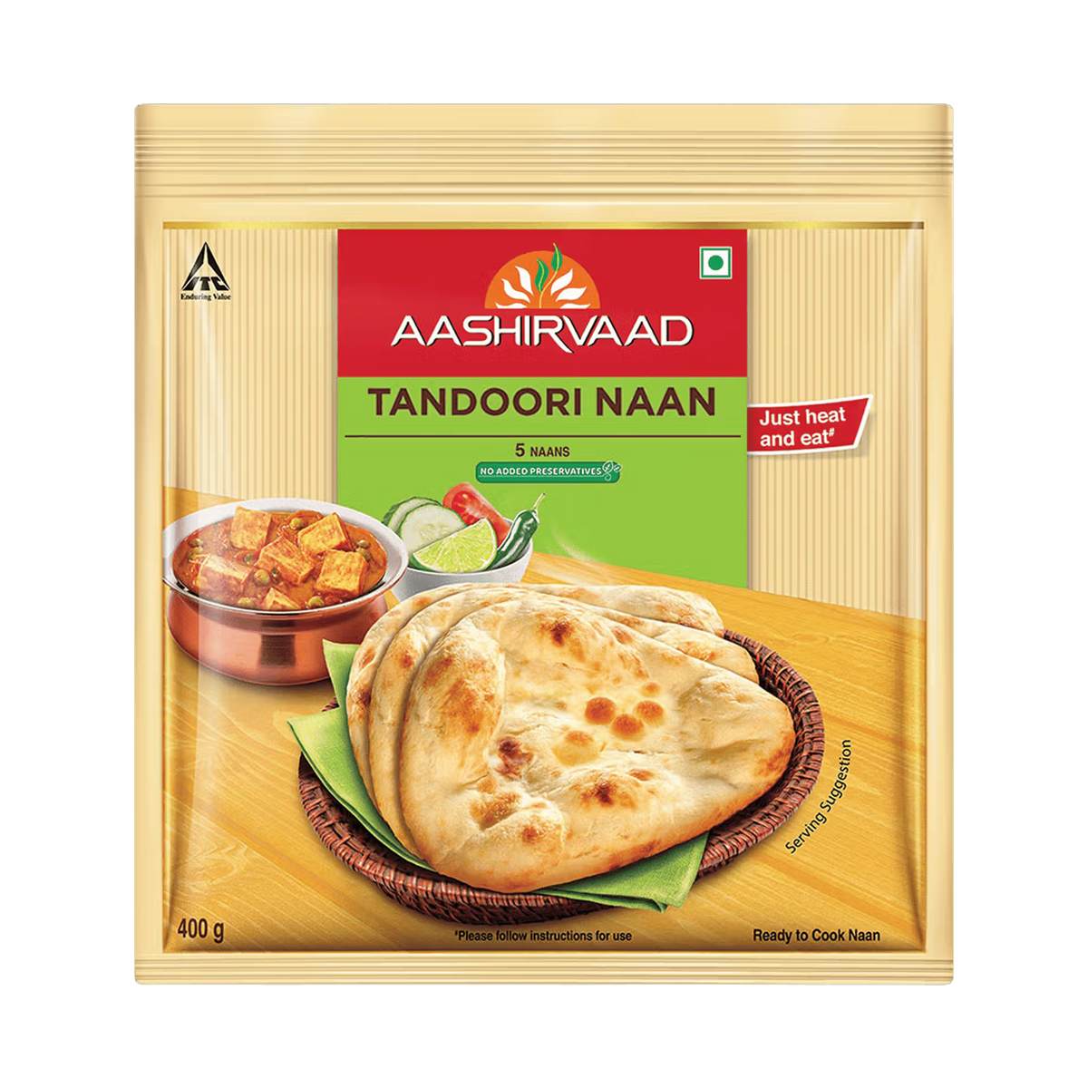 Aa Tandoori Naan 15pc