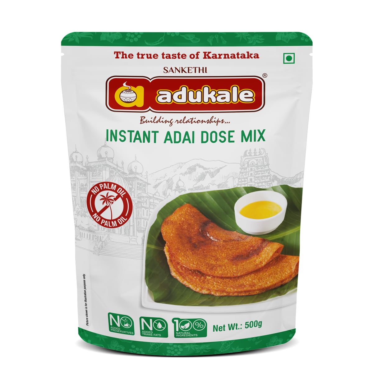 Adk Instant Adai Dosa Mix 500g