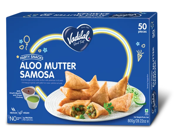 Vadilal Aloo Mutter Samosa 50pc