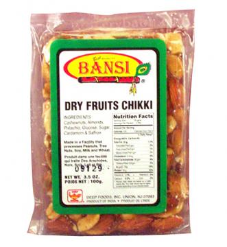 BANSI DRY FRUIT CHIKKI 100G
