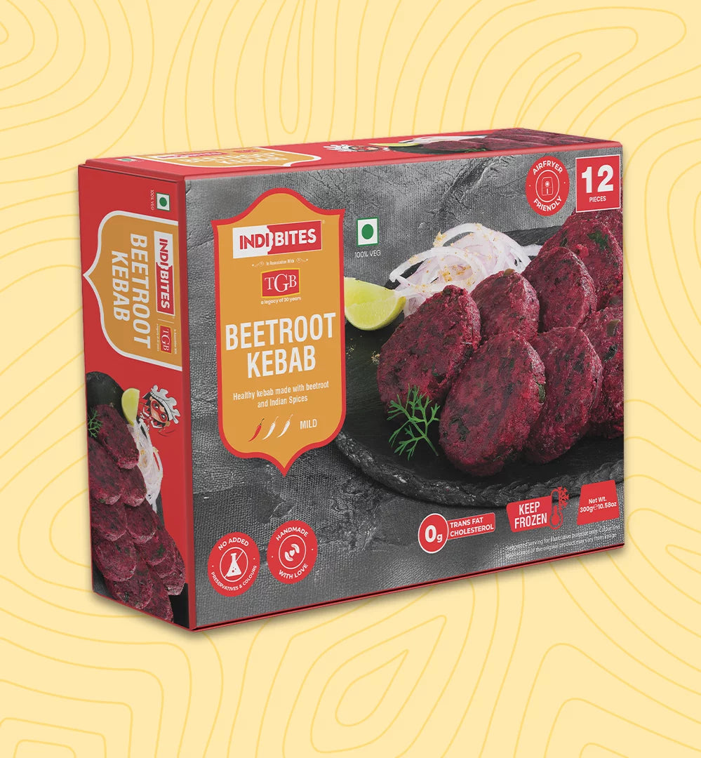 Indi Bites Beetroot Kebab 300g