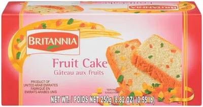 BRITANNIA FRUIT CAKE 250G