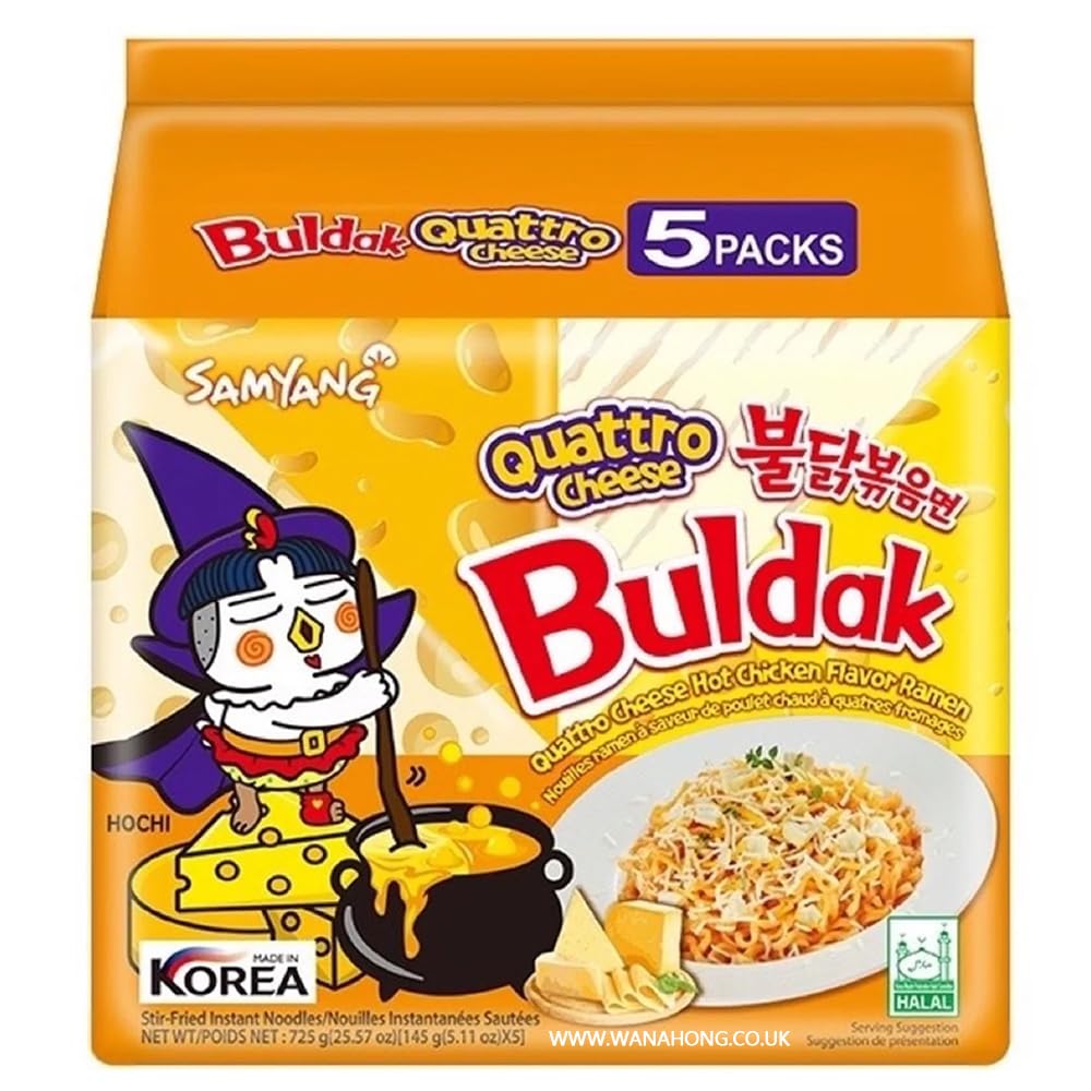 Buldak Quattro C Noodles 725g