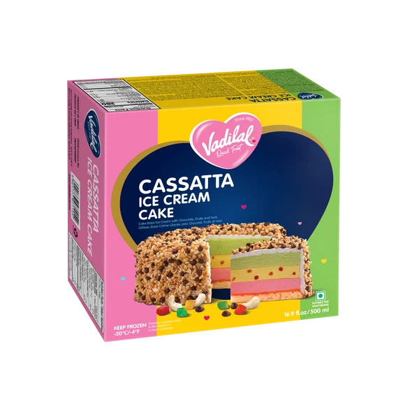 Vadilal Cassatta Ic Cake 500ml