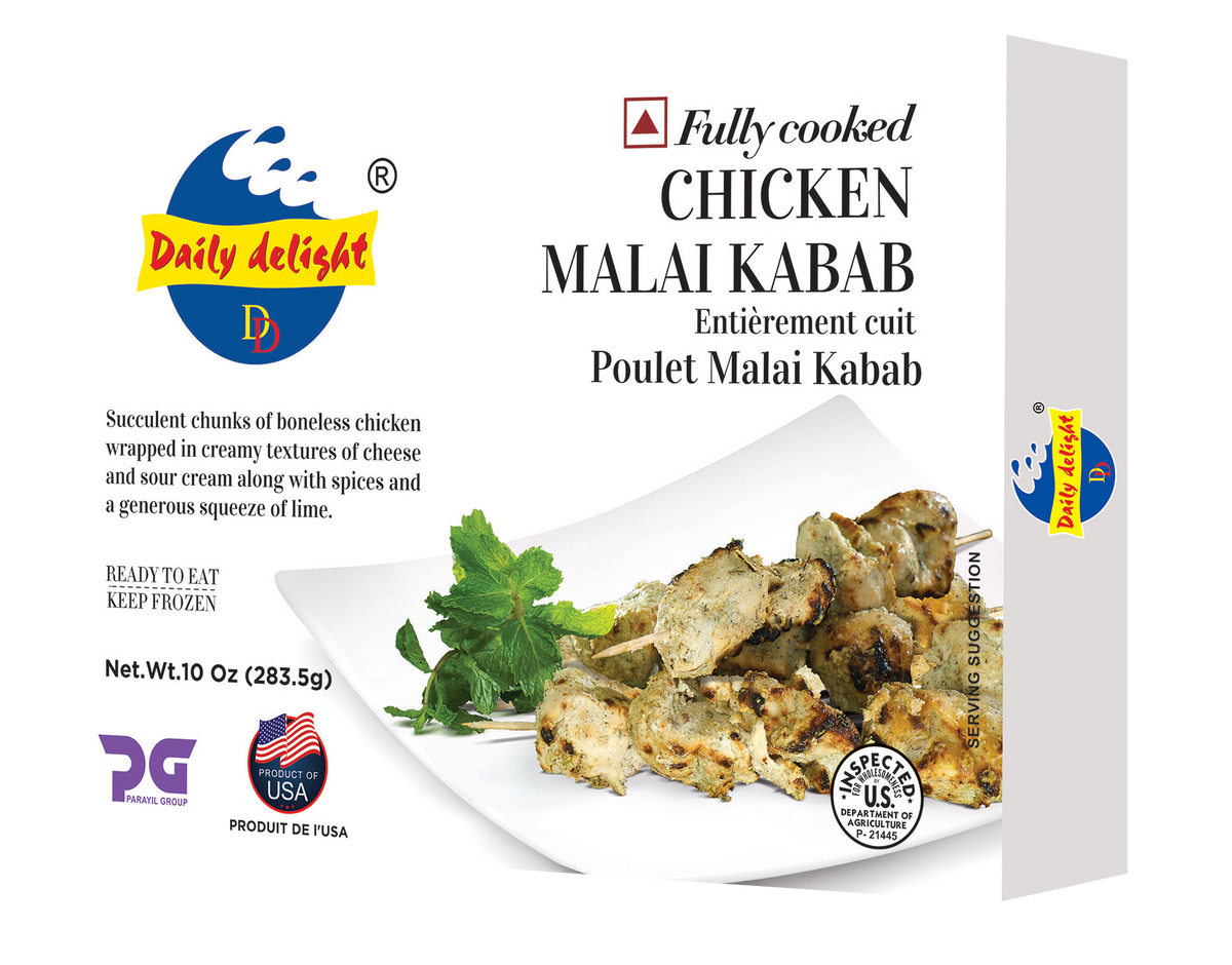 Daily Delight Chicken Malai Kabab 284g