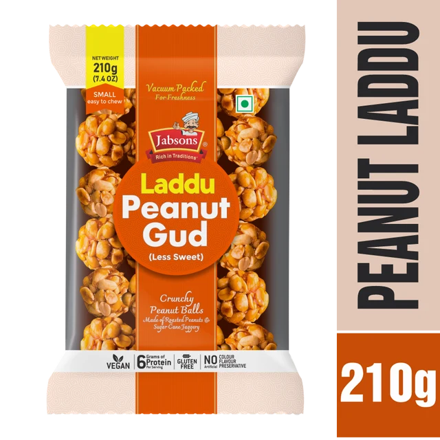 Jb Peanut Gud Laddu 210g