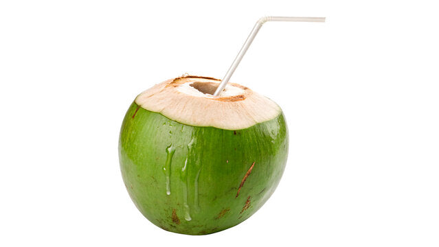 Coconut With Straw