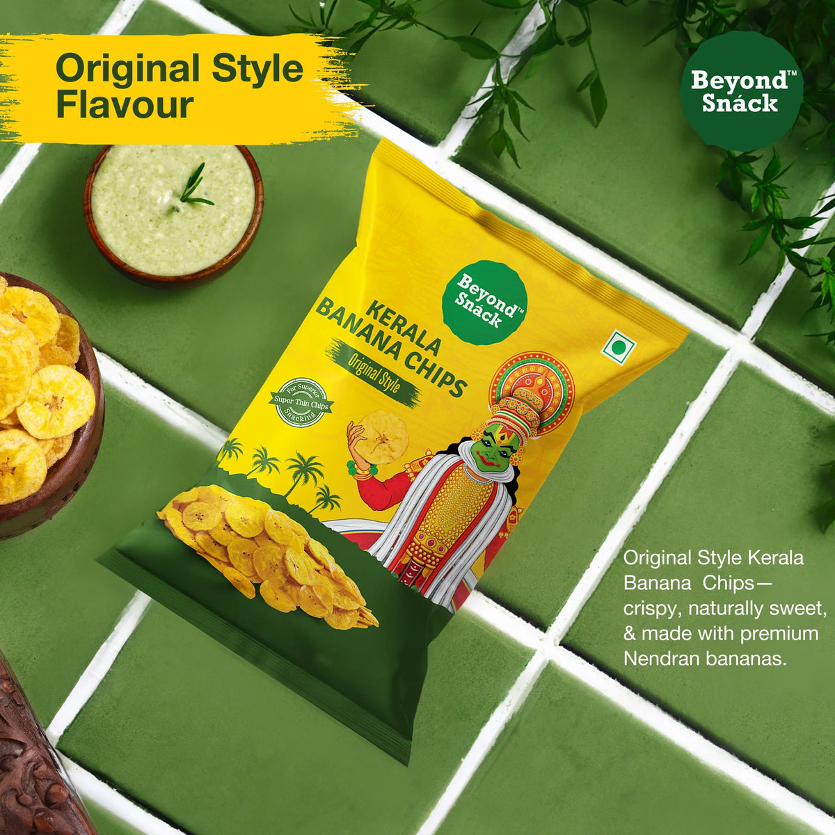 Bs K Banana Chips Orgnl 300g