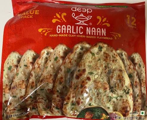 Deep Garlic Naan 12pc