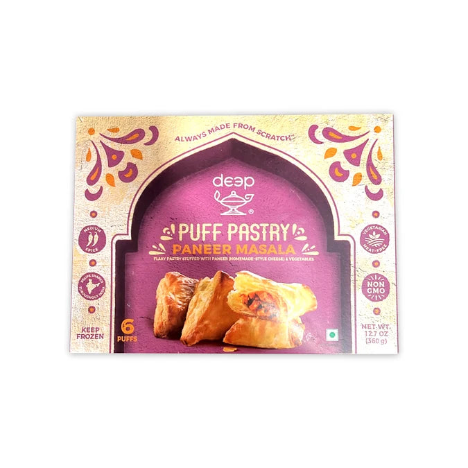 Deep Puff Pastry Paneer Mas 6pc