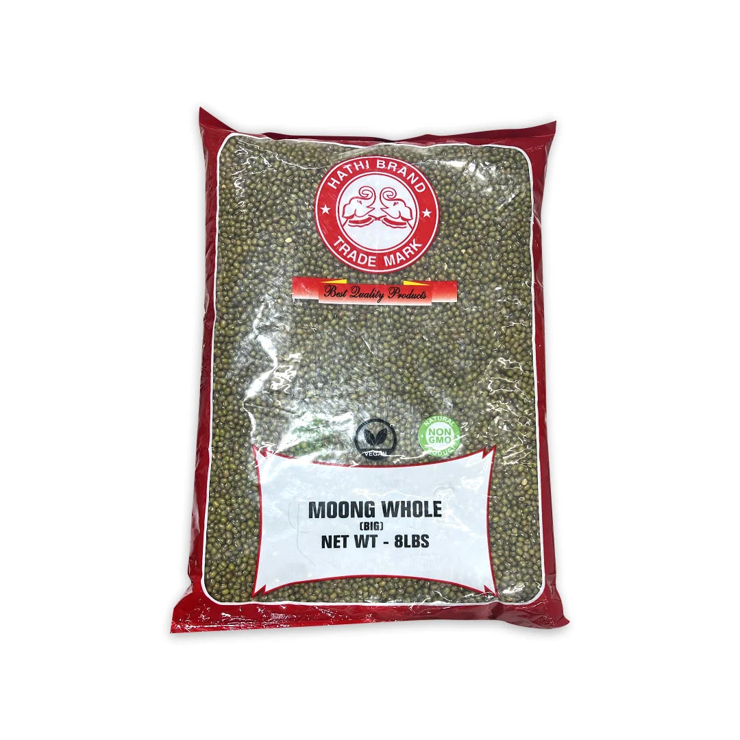 Hathi Brand Moong Whole 8lb