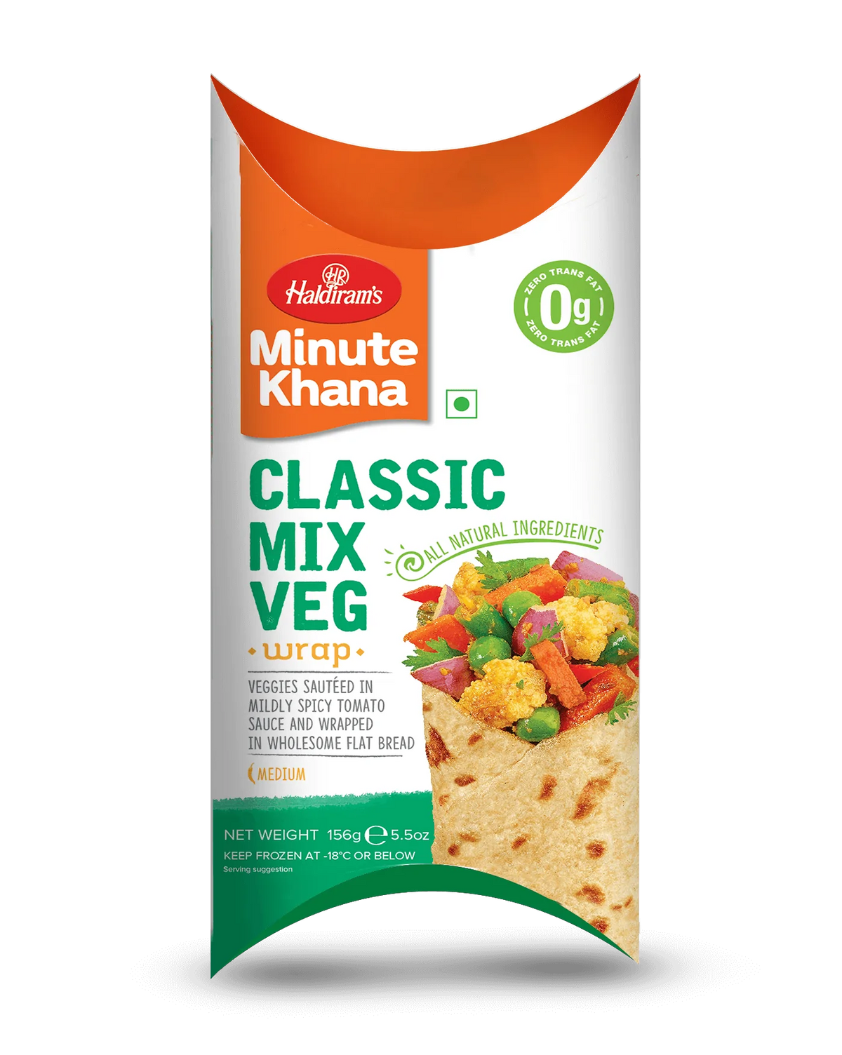 Haldirams Mix Veg Wrap 156g