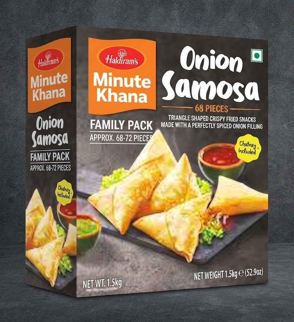 Haldirams Onion Samosa 1.5kg