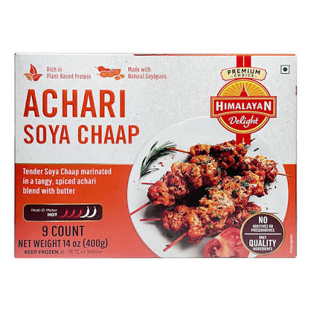Hd Achari Soya Chaap 400g