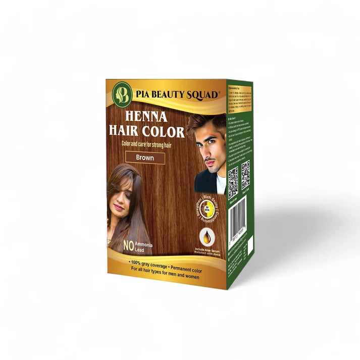 Pia Henna Hair Color Brown
