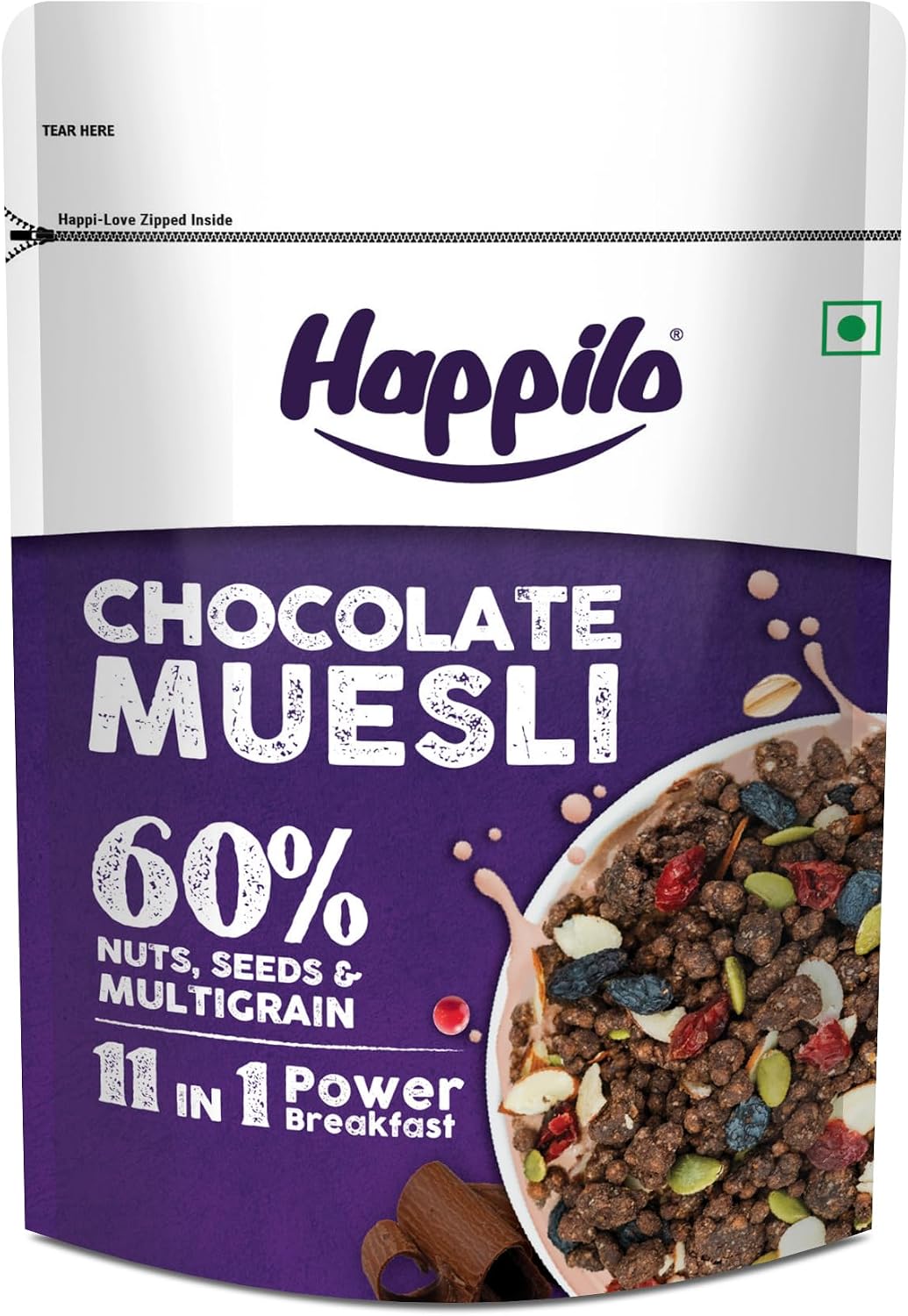 Hpilo Choc Muesli 450g