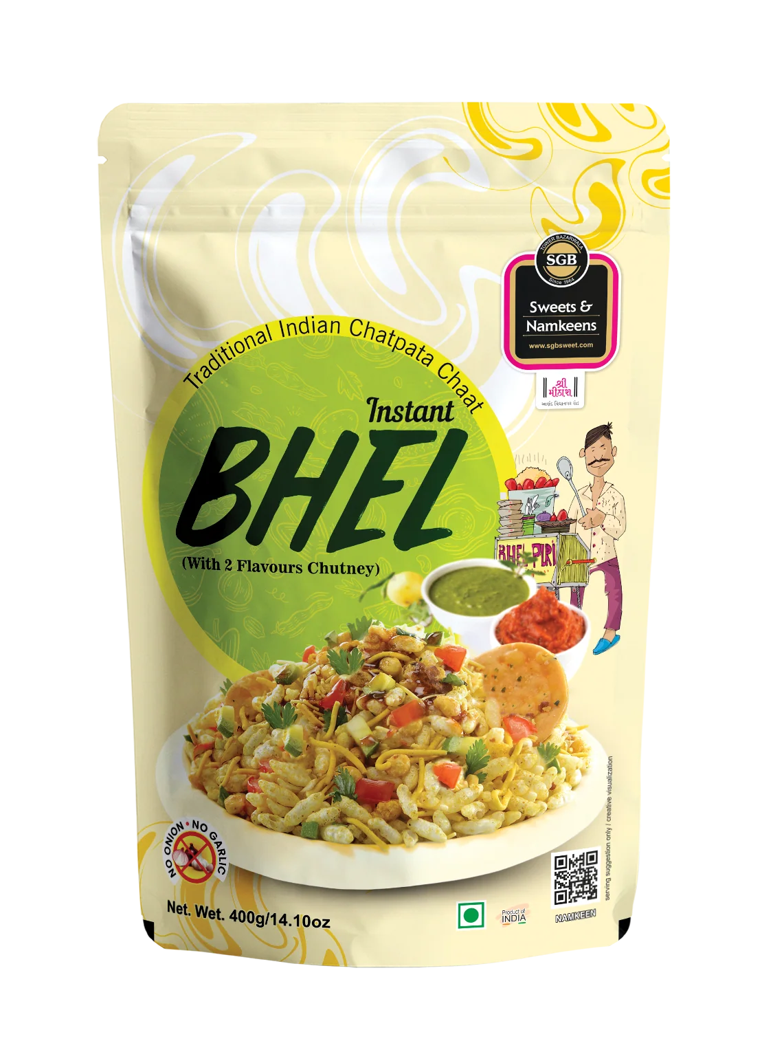Sgb Instant Bhel 400g