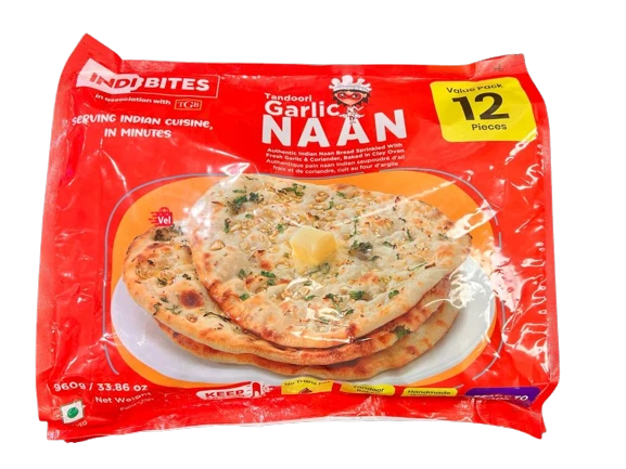 IB TANDOORI GARLIC NAAN 12PC