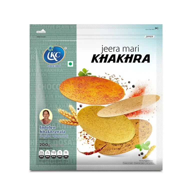 Lkc Jeera Mari Khakhra 200g