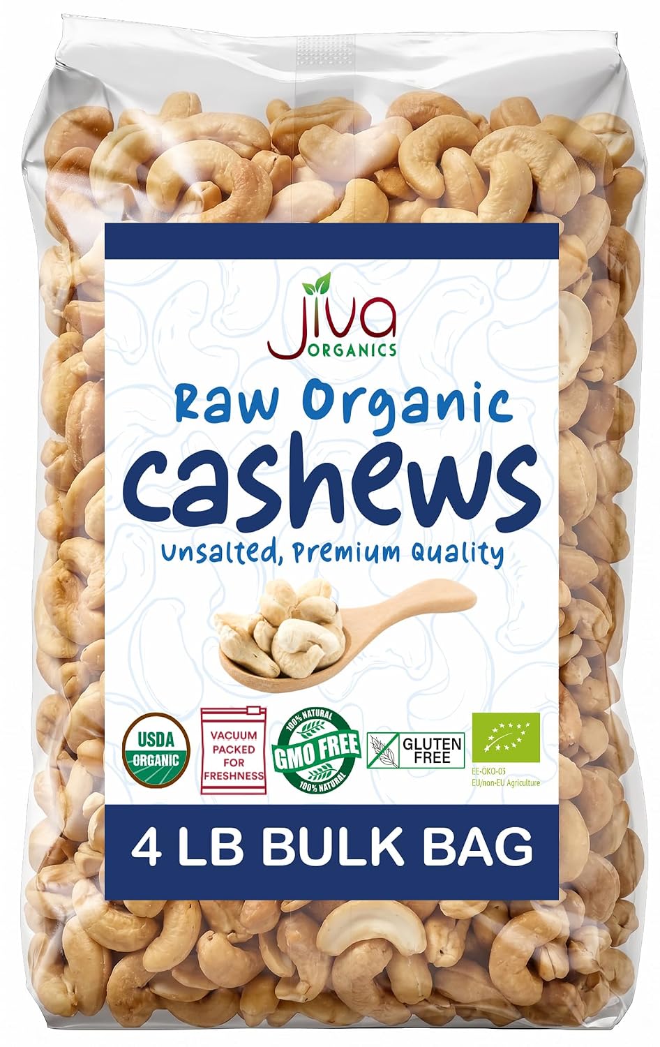 Jiva Org Cashews 4lb
