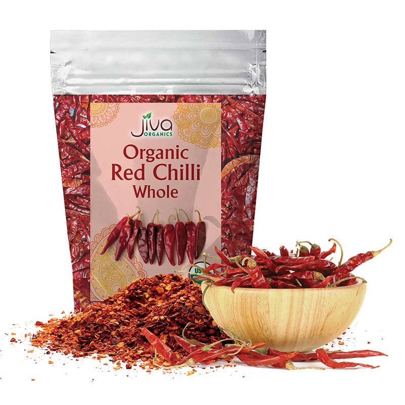 Jiva Red Chilli Whole 100g