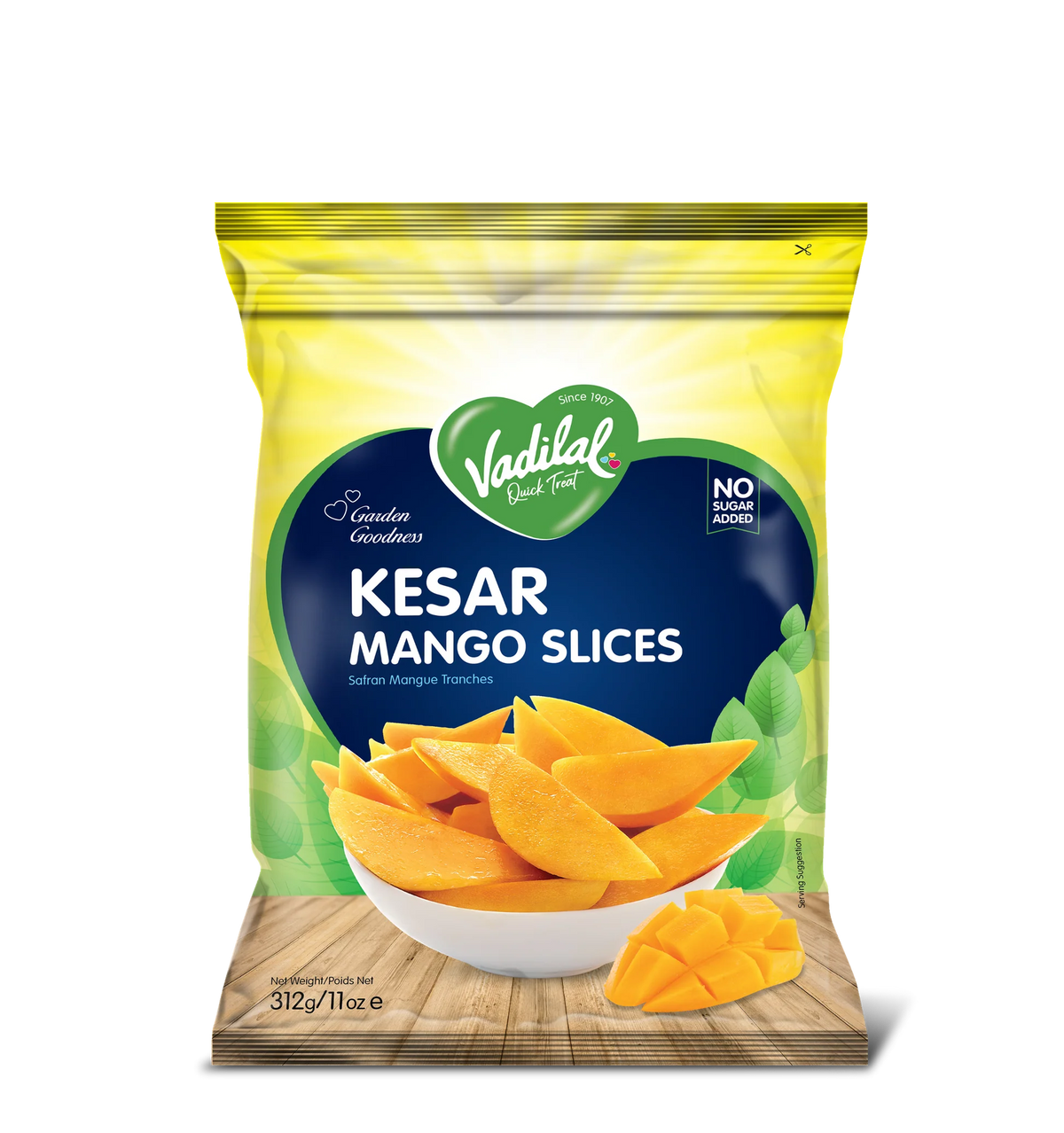 Vadilal Kesar Mango Slices 312g