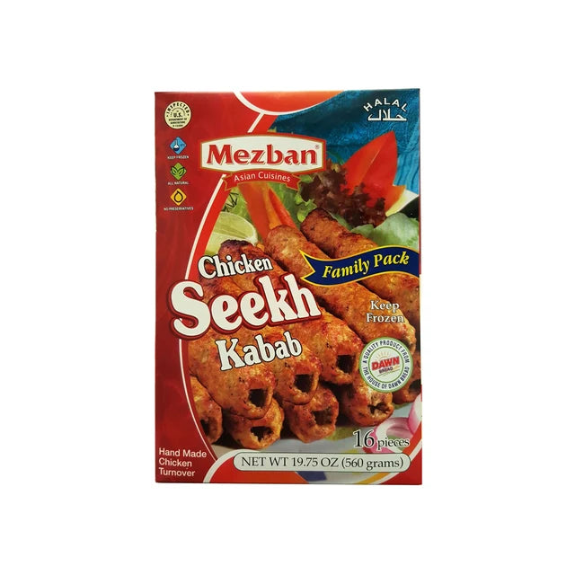 Mezban Chicken Seekh Kabab 16p