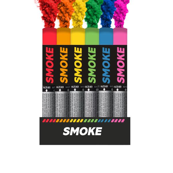 Mutliclr Smoke Tube 6pcs/ 1pck