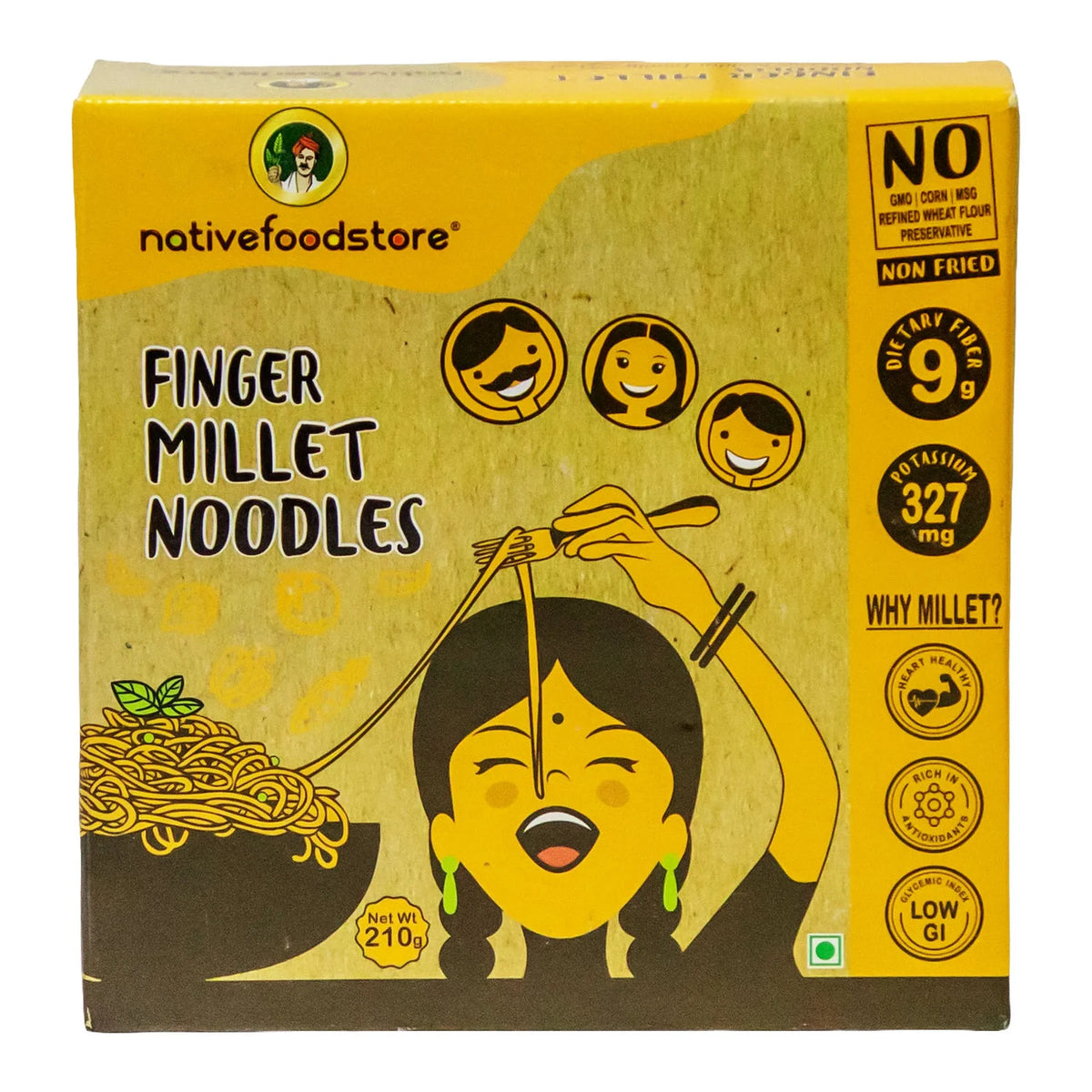 Nfs Finger Millet Noodles 210g