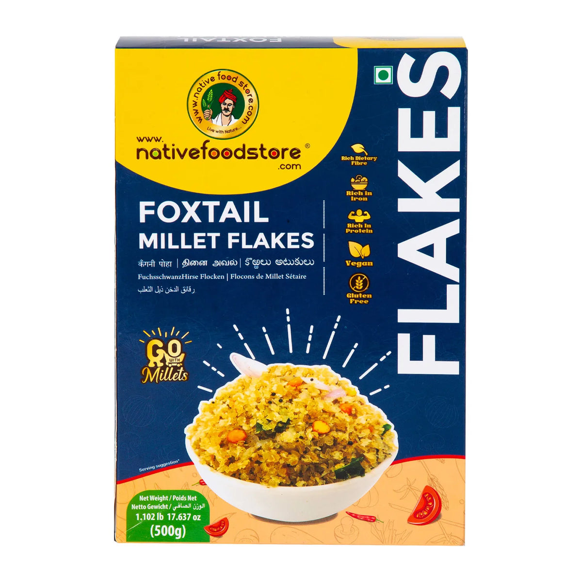 Nfs Foxtail Millet Flakes 500g